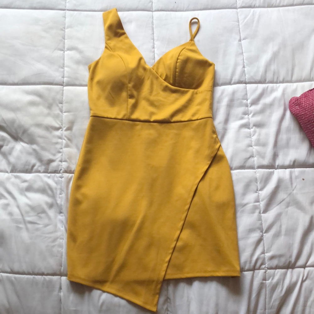 Yellow party dress